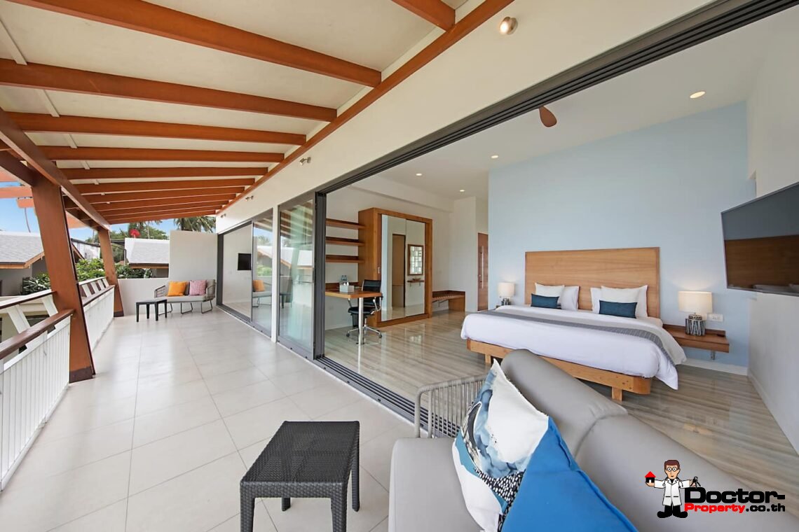 Luxury Beachfront 4 Bedroom Pool Villa – Laem Sor, Koh Samui – For Sale